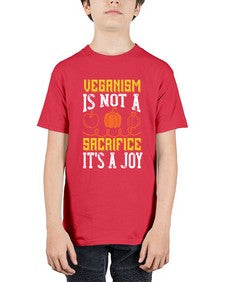 veganism is not a sacrificeits a joy 454# - vegan - Youth Tee Unisex