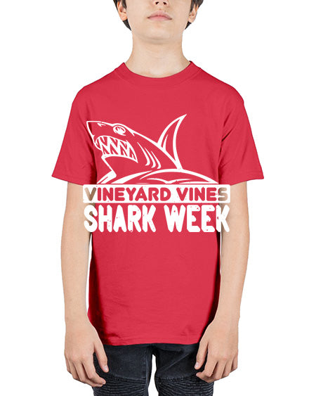 vineyard vines Shark Week Style 8# - shark-fish - Youth Tee Unisex