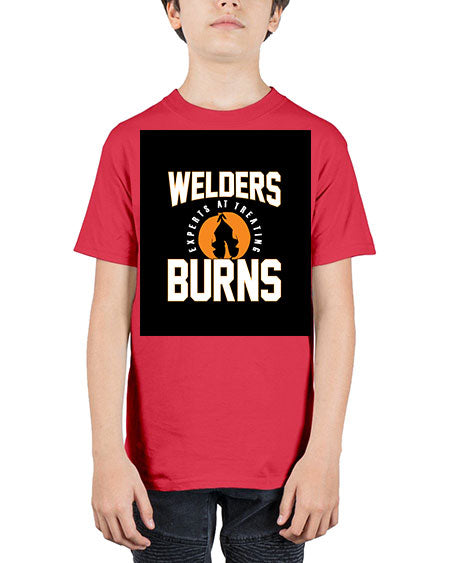 welders experts at treating burns 1621# - welder - Youth Tee Unisex