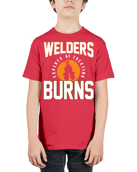 welders experts at treating burns 1625# - welder - Youth Tee Unisex