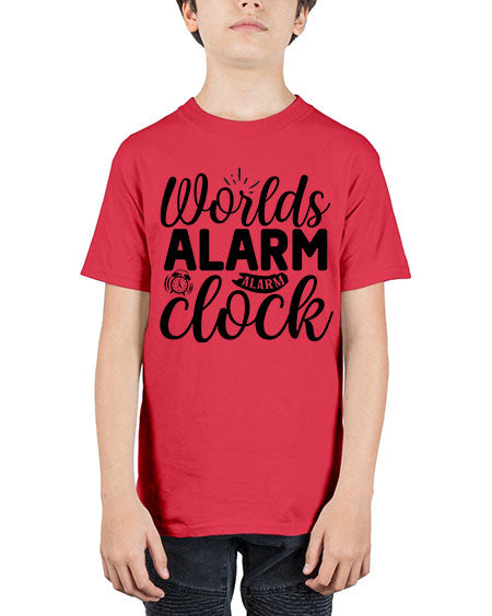 worlds cutest alarm clock 471# - baby - Youth Tee Unisex