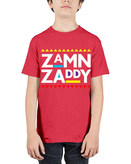 zamn zaddy 1# - black words and phrases - Youth Tee Unisex