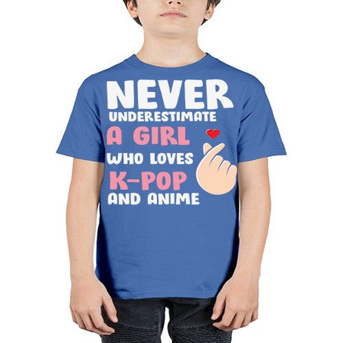 A Girl Who Loves Kpop and Anime 188# - anime - Youth Tee Unisex