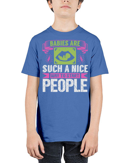 A baby is Gods opinion that life should go on Style 6# - baby - Youth Tee Unisex