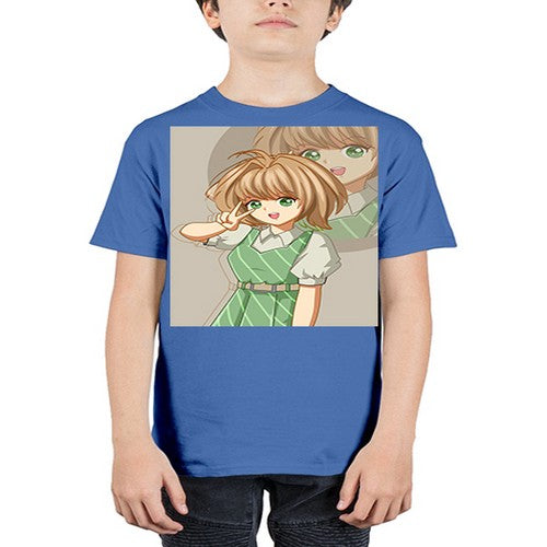 A beautiful and cute girl with dress 103# - anime - Youth Tee Unisex