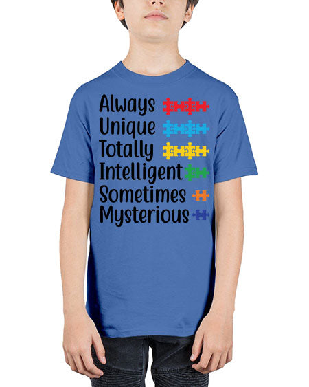 Always Unique Style 42# - autism - Youth Tee Unisex