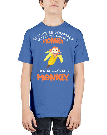 Alwaysbe a Monkey Banana 1# - monkey - Youth Tee Unisex
