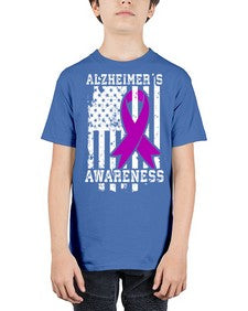Alzheimers Disease Dementia 115# - alzheimers - Youth Tee Unisex