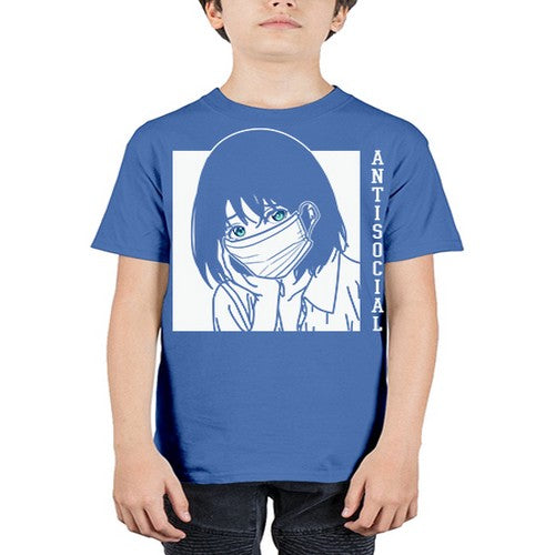 Anti Social Japanese Text Anime Anime 221# - anime - Youth Tee Unisex