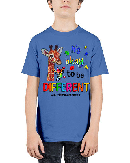 Autism Giraffe - autism - Youth Tee Unisex