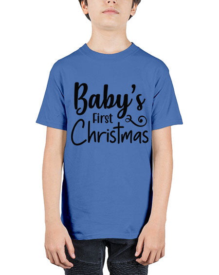 Babys First Christmas 277# - baby - Youth Tee Unisex