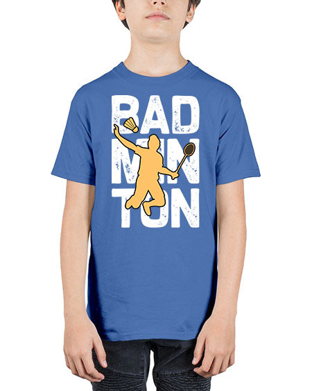 Bad 1452# - badminton - Youth Tee Unisex