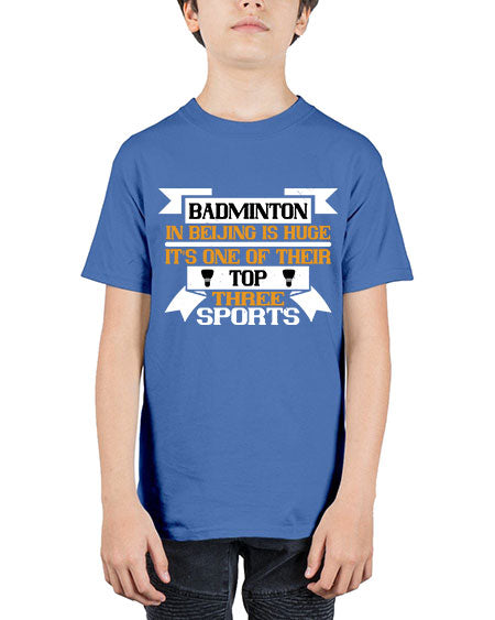 Badminton in beijing is huge its one of their top three sports 1672# - badminton - Youth Tee Unisex