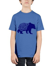 BearMandala 253# - mandala - Youth Tee Unisex