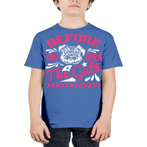 Before You Open The Gate Style 17# - dogs - Youth Tee Unisex