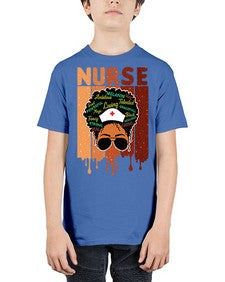 Black Nurse African Melanin Juneteenth 22# - black juneteenth - Youth Tee Unisex