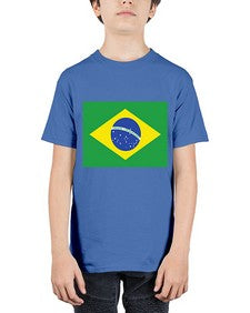 Brazil 488# - world flags - Youth Tee Unisex
