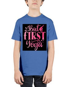 But First Yoga  188# - yoga - Youth Tee Unisex