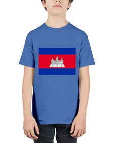Cambodia 537# - world flags - Youth Tee Unisex