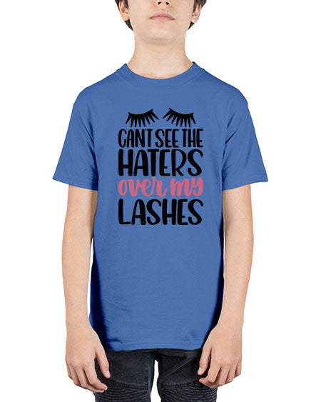 Can∩t See The Haters Over My Lashes Style 112# - beauty - fashion - Youth Tee Unisex