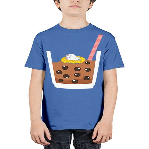 Cat Boba Tea Anime Kawaii Anime 224# - anime - Youth Tee Unisex