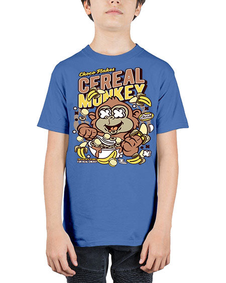 Cereal Monkey - monkey - Youth Tee Unisex