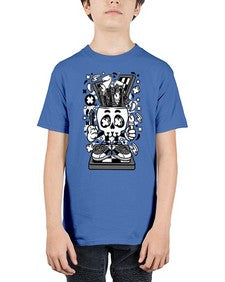 Chess Skull Head 328# - skull and bones - Youth Tee Unisex
