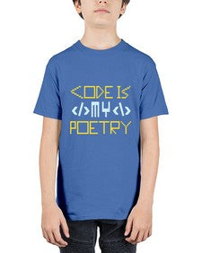 Code is my poetry 21# - computer - Youth Tee Unisex