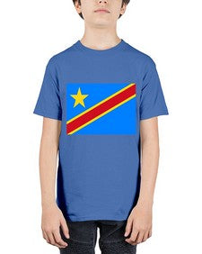 Congo Democratic Republic of the 613# - world flags - Youth Tee Unisex