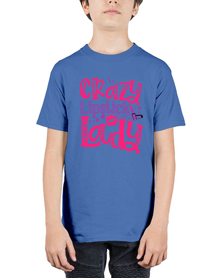 Crazy Lipstick Lady Style 241# - beauty - fashion - Youth Tee Unisex
