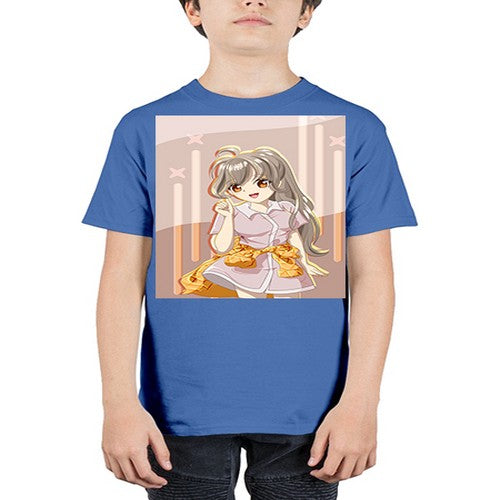 Cute and happy girl with picnic outfit 10# - anime - Youth Tee Unisex