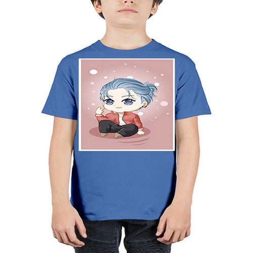 Cute little boy silver hair 78# - anime - Youth Tee Unisex
