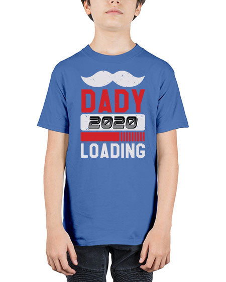 Dady Loading Style 70# - baby shower - Youth Tee Unisex