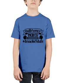 Difference Maker Teacher Life Style 711# - teacher - Youth Tee Unisex