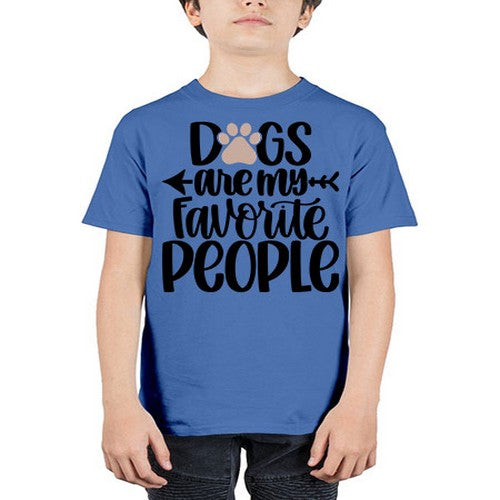 Dogs Are My Favorite People Style 22# - dogs - Youth Tee Unisex