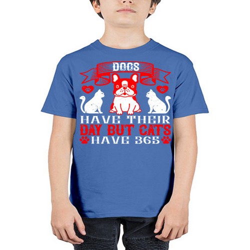 Dogs have their day but cats have Style 214# - dogs - Youth Tee Unisex