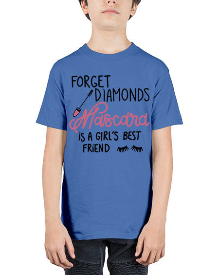 Forget Diamonds Mascara is a Girls Best Friend Style 100# - beauty - fashion - Youth Tee Unisex
