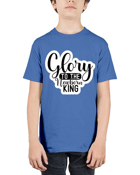 Glory To The Newborn King 320# - baby - Youth Tee Unisex