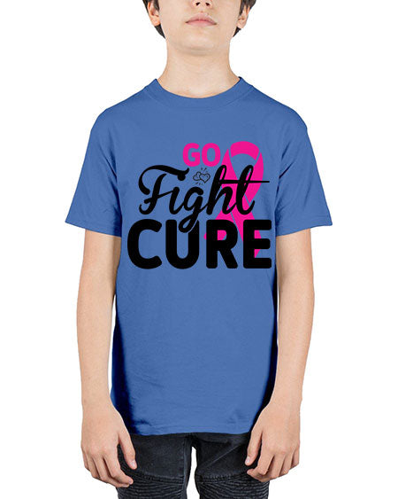 Go Fight Cure 23# - breast cancer - Youth Tee Unisex
