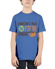 Hanging Out in Fifth 232# - fifth grade - Youth Tee Unisex