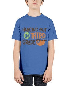 Hanging Out in Third 236# - third grade - Youth Tee Unisex