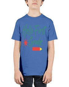 Hello First Grade 277# - first grade - Youth Tee Unisex