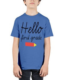 Hello first grade 274# - first grade - Youth Tee Unisex
