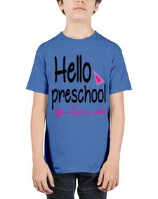 Hello preschool 317# - prek headstart - Youth Tee Unisex