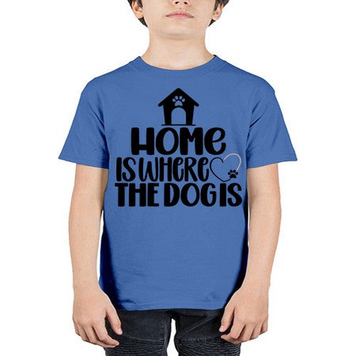 Home Is Where The Dogis Style 20# - dogs - Youth Tee Unisex