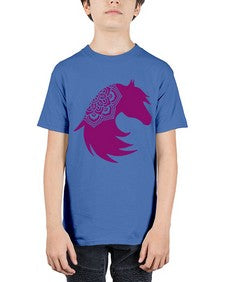 HorseFaceMandala 535# - mandala - Youth Tee Unisex