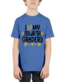 I Love My Fourth 366# - fourth grade - Youth Tee Unisex