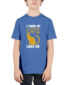 I Think My Cats - cats - Youth Tee Unisex