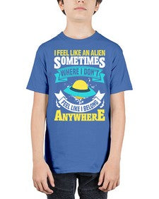 I feel like an alien sometimes where i dont belong 11# - ufo - Youth Tee Unisex