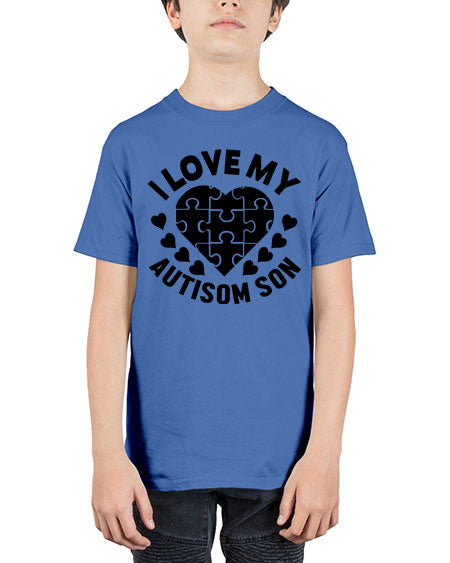 I love my Style 45# - autism - Youth Tee Unisex